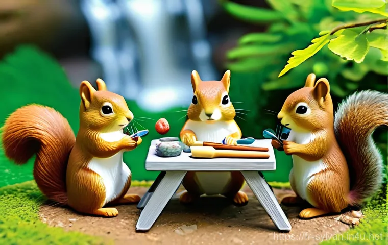 실바니안 가족 테마파크 방문기 - **Prompt 1: A Cozy Sylvanian Bakery Scene**
    A highly detailed, realistic miniature photograph of...