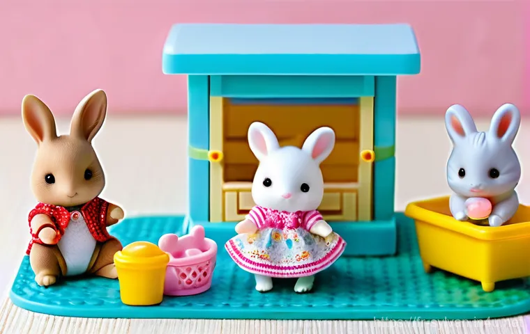 실바니안 가족 테마파크 방문기 - **Prompt 2: Sylvanian Squirrels' Artistic Forest Adventure**
    An imaginative and detailed miniatu...