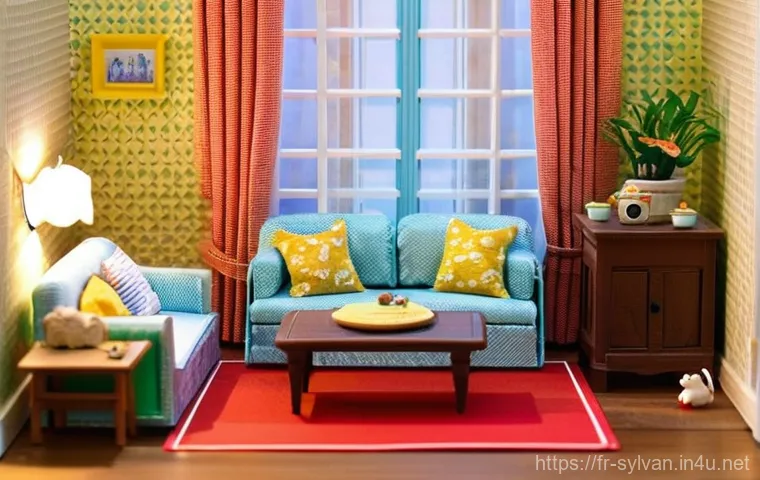 실바니안 가족 커스터마이징 아이디어 - **Prompt:** A charming scene featuring two Sylvanian bunny sisters joyfully showcasing their unique,...