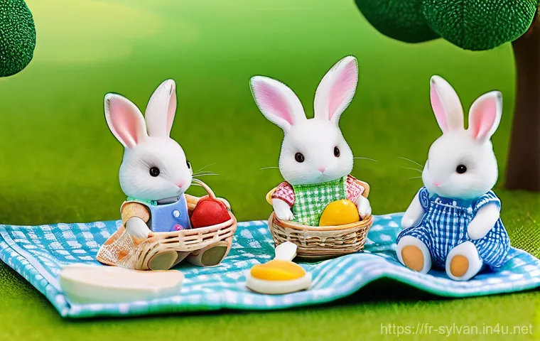실바니안 가족 세계관 이야기 - **Prompt 1: A Cozy Sylvanian Family Gathering**
"A charming, detailed illustration of the Sylvan...