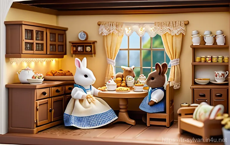 실바니안 가족과 놀이치료 사례 - Prompt 1: A Wholesome Sylvanian Family Adventure in a Cozy Cottage**